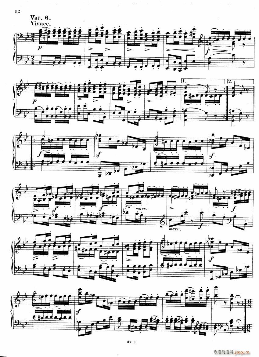 Brahms Stark Haydn Variations pno solo11