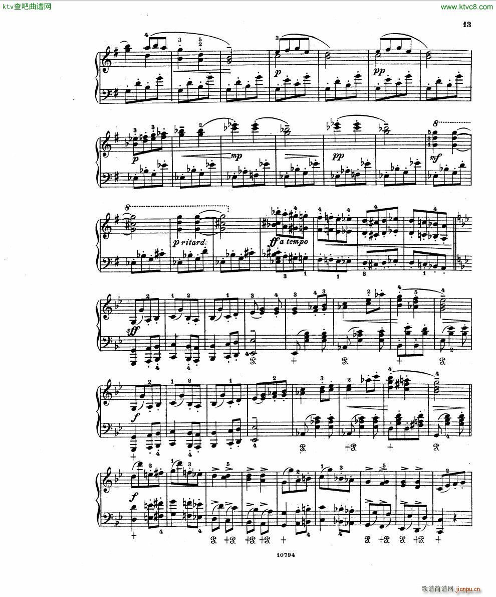 Fuchs Robert Improvisation pour clavier op 1111