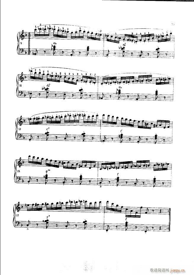 车尔尼手风琴练习曲集 Ⅲ53