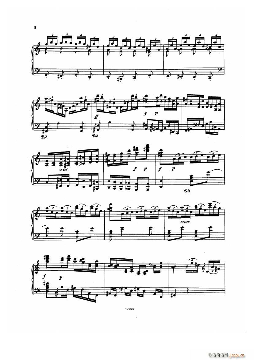 Albeniz op 65 Etudes no 1 72