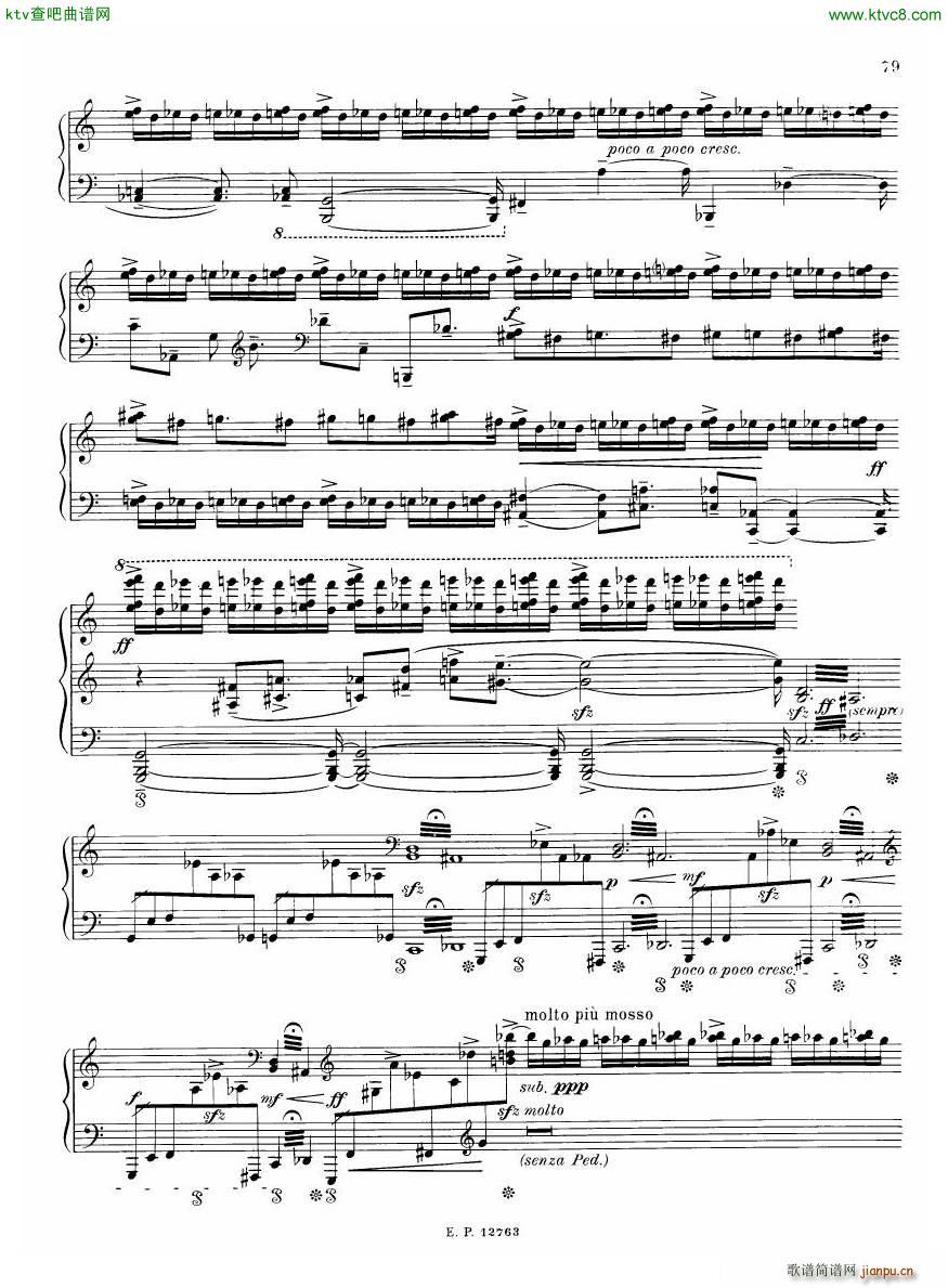Russian Soviet Piano Music Album of 20th century 二24