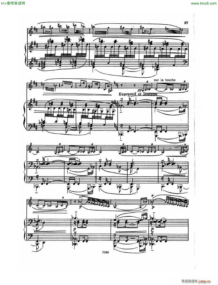 Debussy Violin Sonata Pn26
