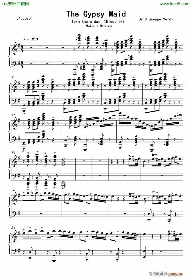 吉普赛女郎_马克西姆 Maksim Mrvica1