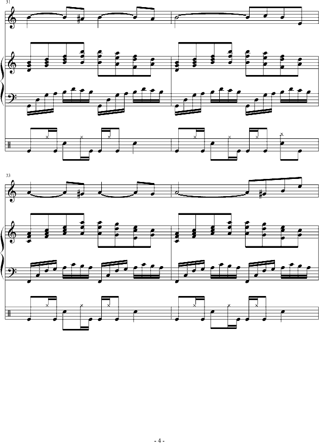 蝴蝶的眼泪-钢琴谱(钢琴曲)-吴越4