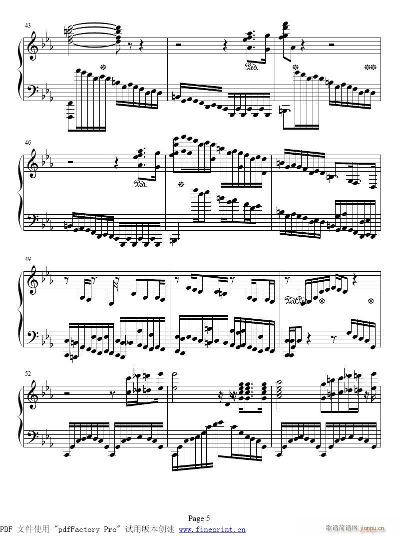 C小调 革命 练习曲1-97