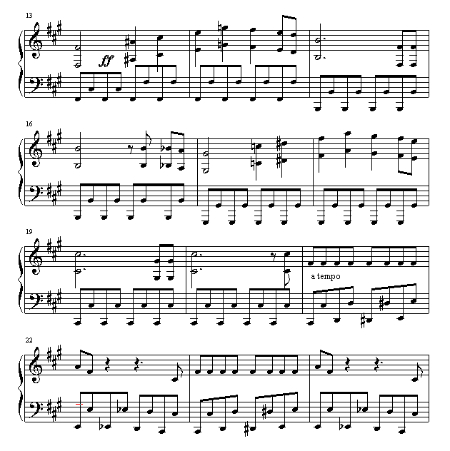 El-Cumbancaero(特技表演曲)-钢琴谱(钢琴曲)-世界名曲2