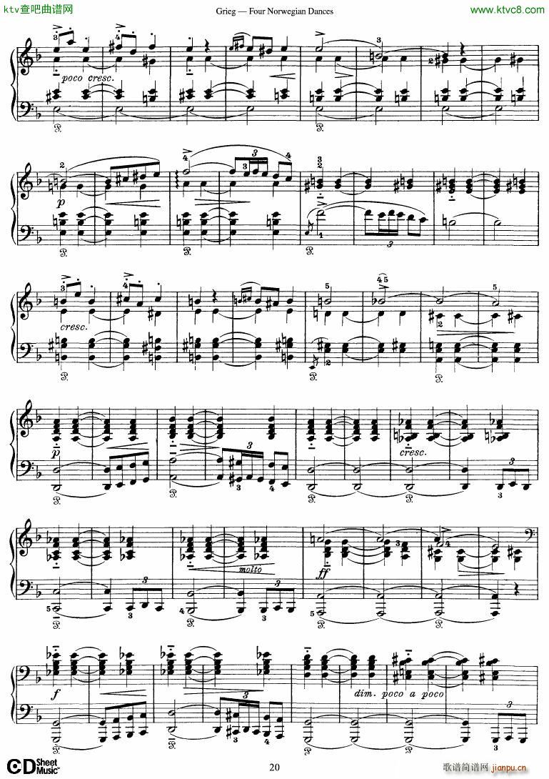 Grieg Four Norwegian Dances20
