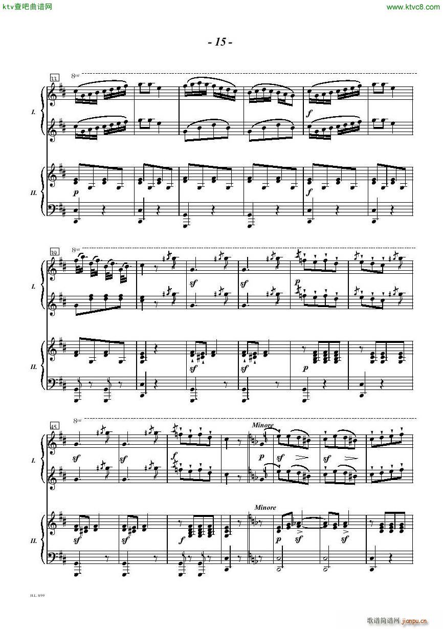 Diabelli Sonata Op33 For Two Pianos15