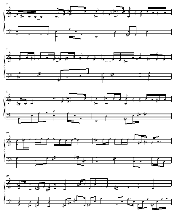 Endless Story-钢琴谱(钢琴曲)-动漫影视3