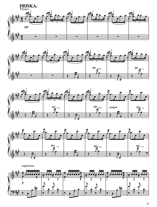 匈牙利狂想曲第二号-钢琴谱(钢琴曲)-李斯特6