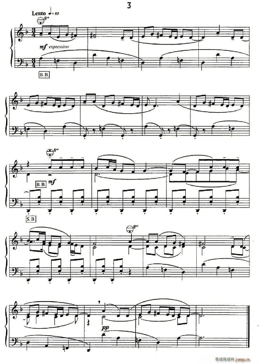 斯特拉文斯基 - 八首自由低音手风琴小品3
