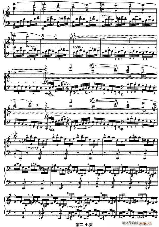 SONATE OP.53（第二十一钢琴奏鸣曲）27