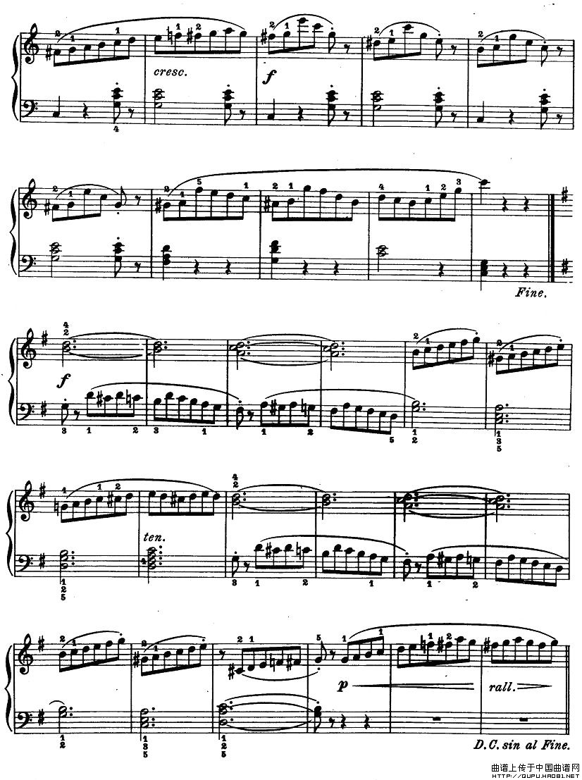 儿童钢琴进阶练习曲50首之112