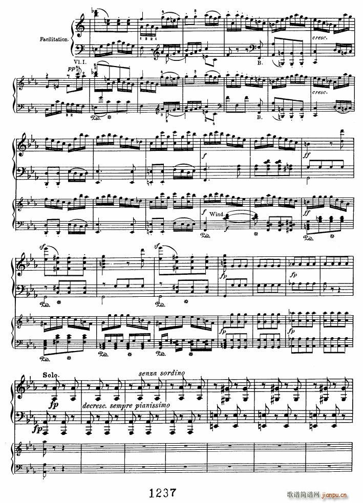 Beethoven op 37 Piano Concerto no 3 2pno red 二4