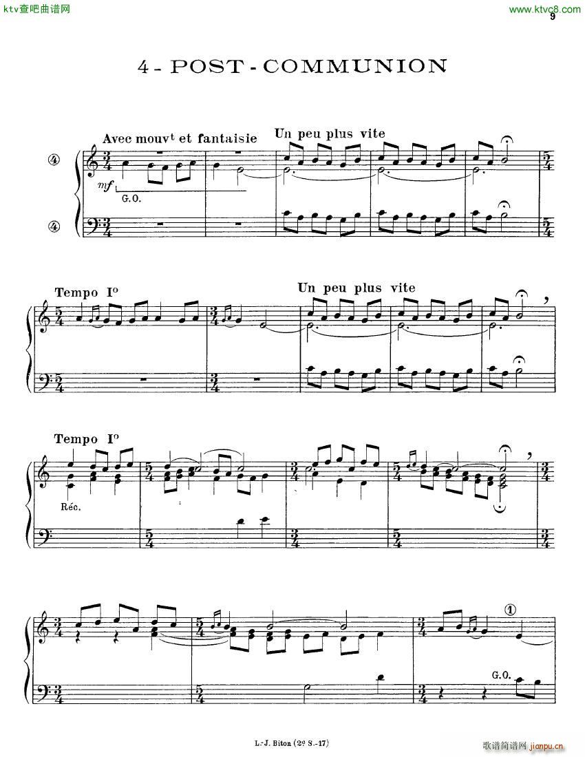 Alain Albert 15 Pieces organ9