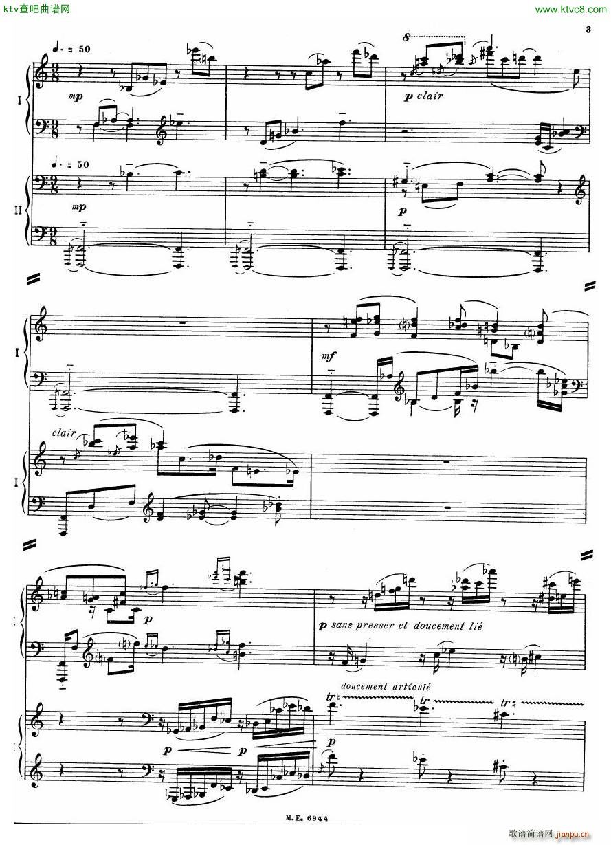 Auric Partita for two pianos3