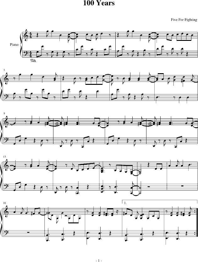 100 years_未知分类1