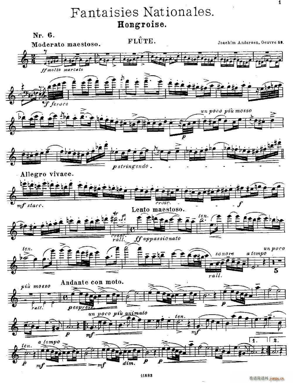 Fantaisies nationales Hongrois (Op 59 No 6)1
