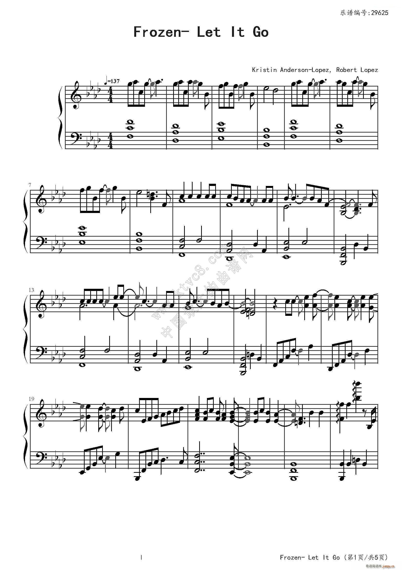 Let It Go（随他吧 冰雪奇缘主题曲 精编版）1
