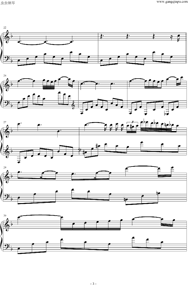 Nocturne pour Tamaki-钢琴谱(钢琴曲)-未知分类3