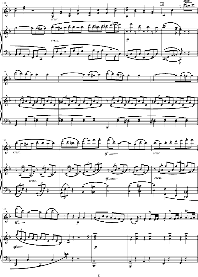 贝多芬-春天奏鸣曲(Op.24)第四乐章-钢琴谱(钢琴曲)-贝多芬-beethoven8