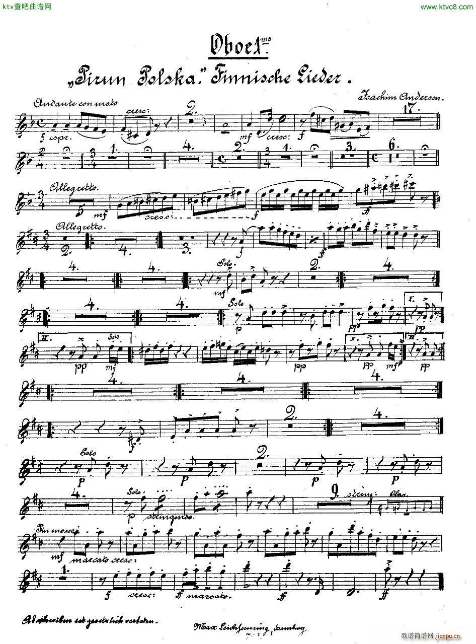 Andersen op 49 Pirun Polska orch13