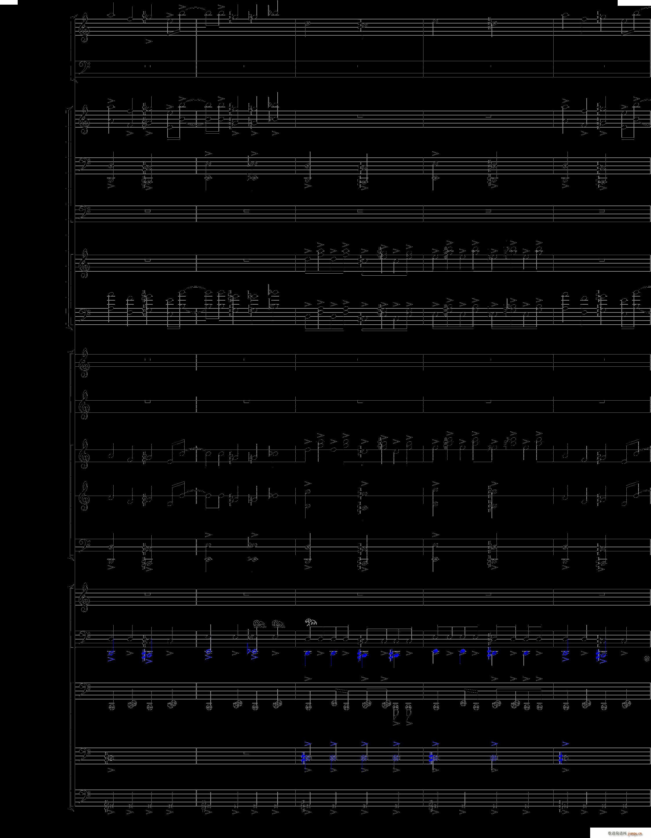 当管弦乐队遇上疯狂爵士鼓手震撼总谱3