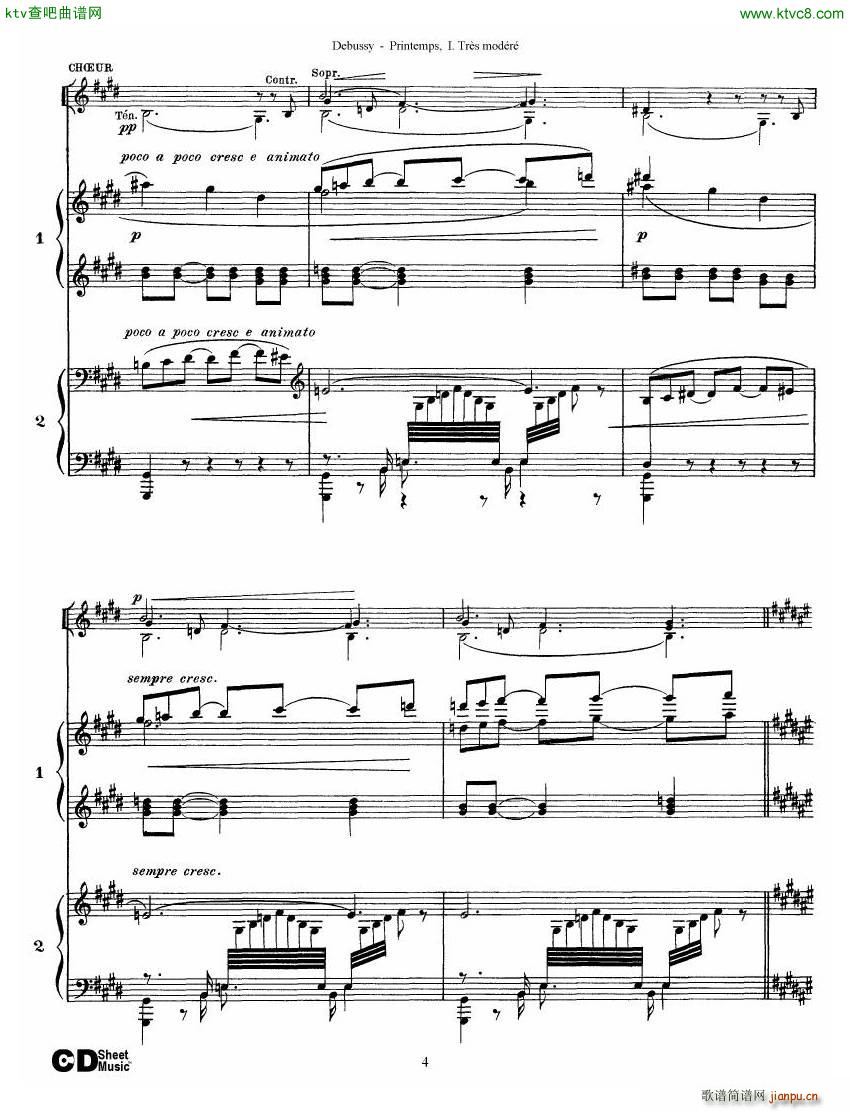 Debussy Printemps I4