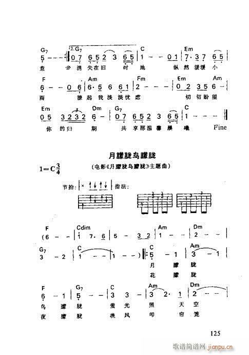 怎样识吉他六线谱121-1385