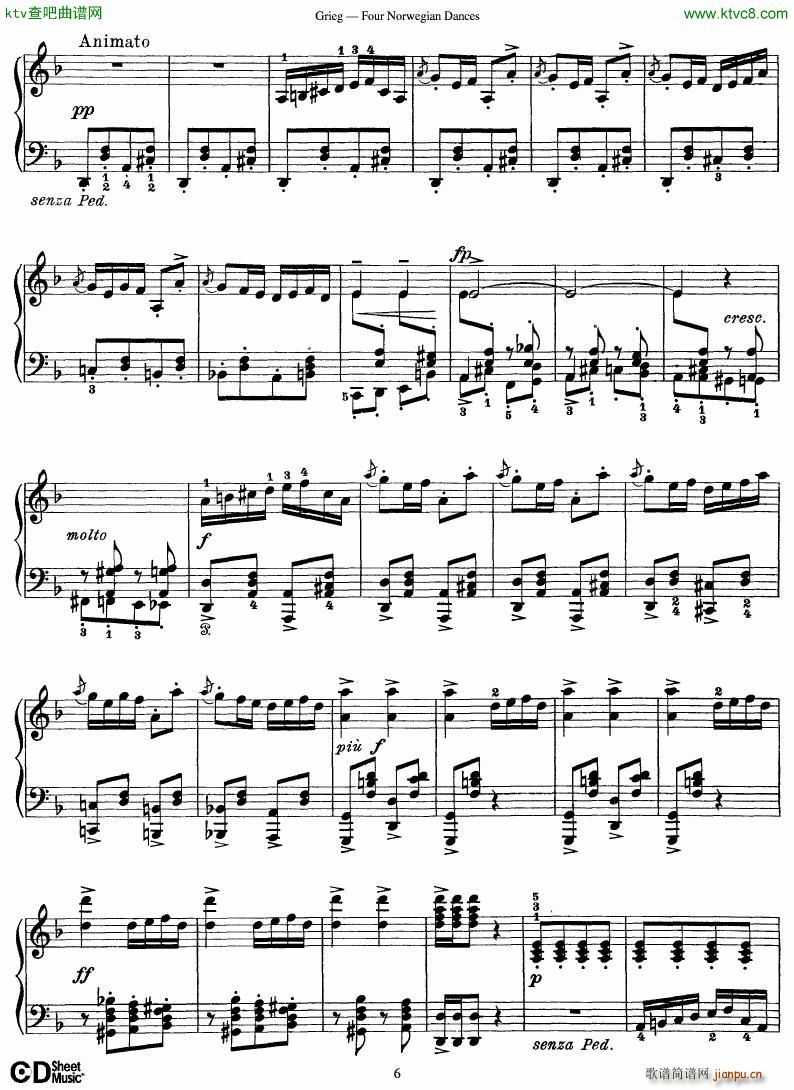 Grieg Four Norwegian Dances6