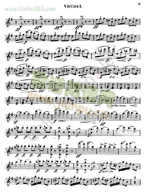 Symphony No.9 in E Minor. Op.95 (New World)第一小提琴10