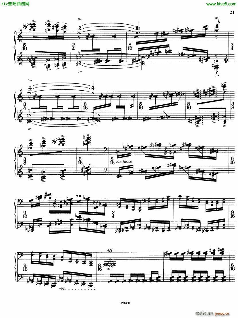 Ginastera op 53 Sonata No 221