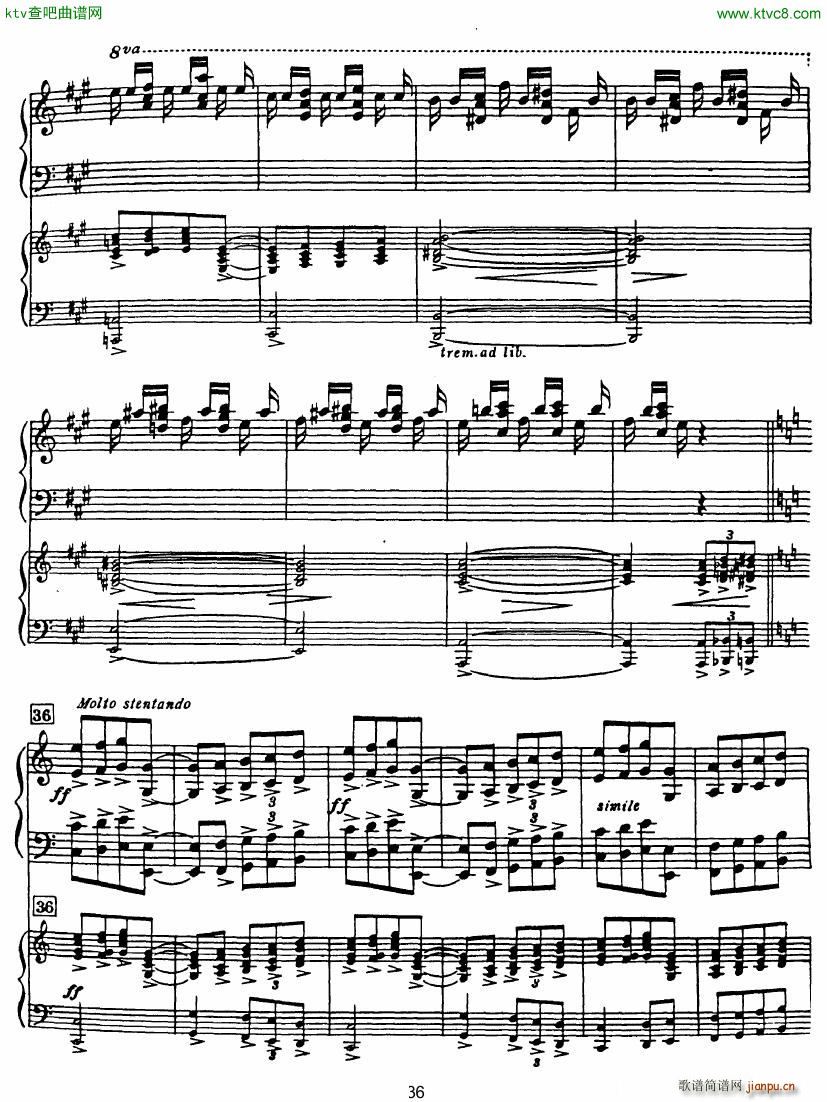 Rhapsody in Blue in Bb major Duet36