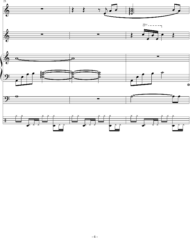 思念进行曲-钢琴谱(钢琴曲)-琳琅6
