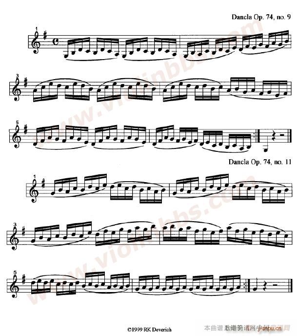 训练左手手指的颗粒性练习曲13