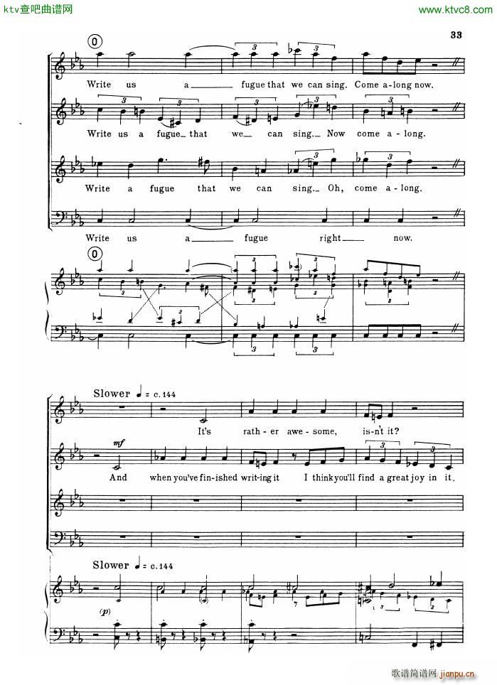 Gould Glenn So you want to write a fugue31