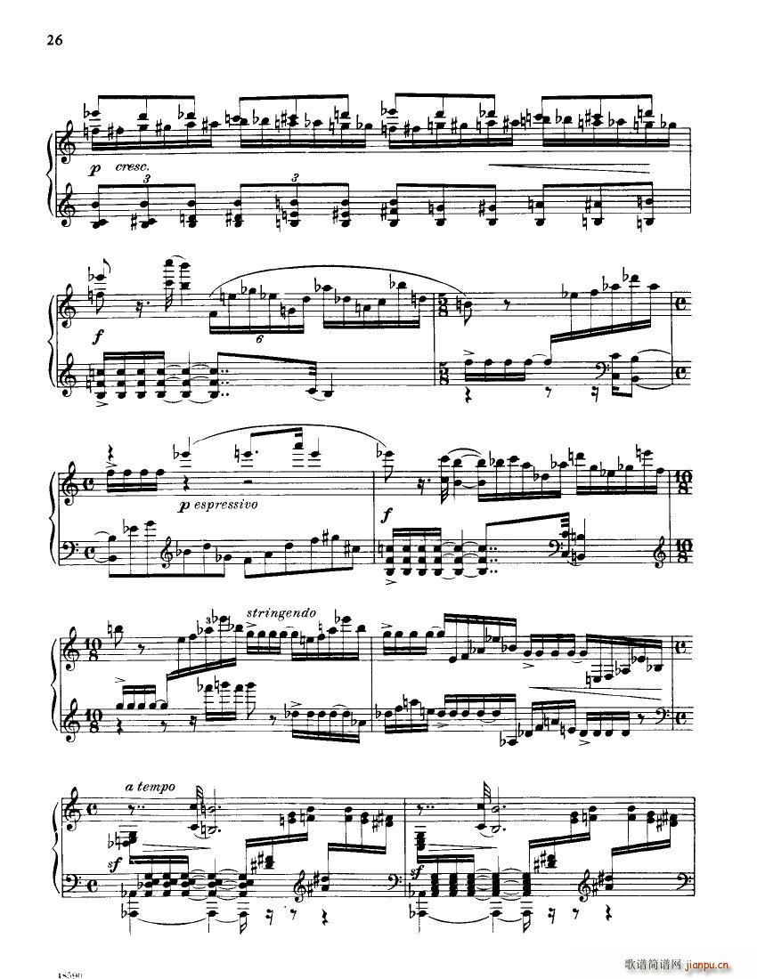 Barber op 26 Piano Sonata4