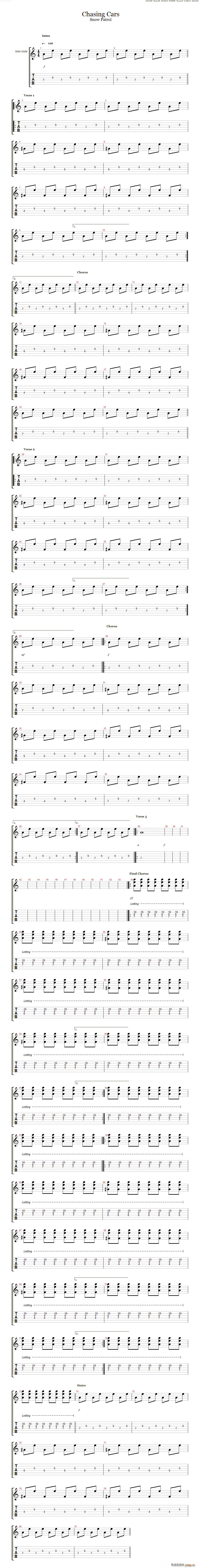 Chasing cars1