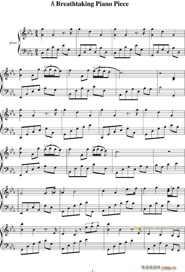 A Breathtaking Piano Piece_jervy hou1