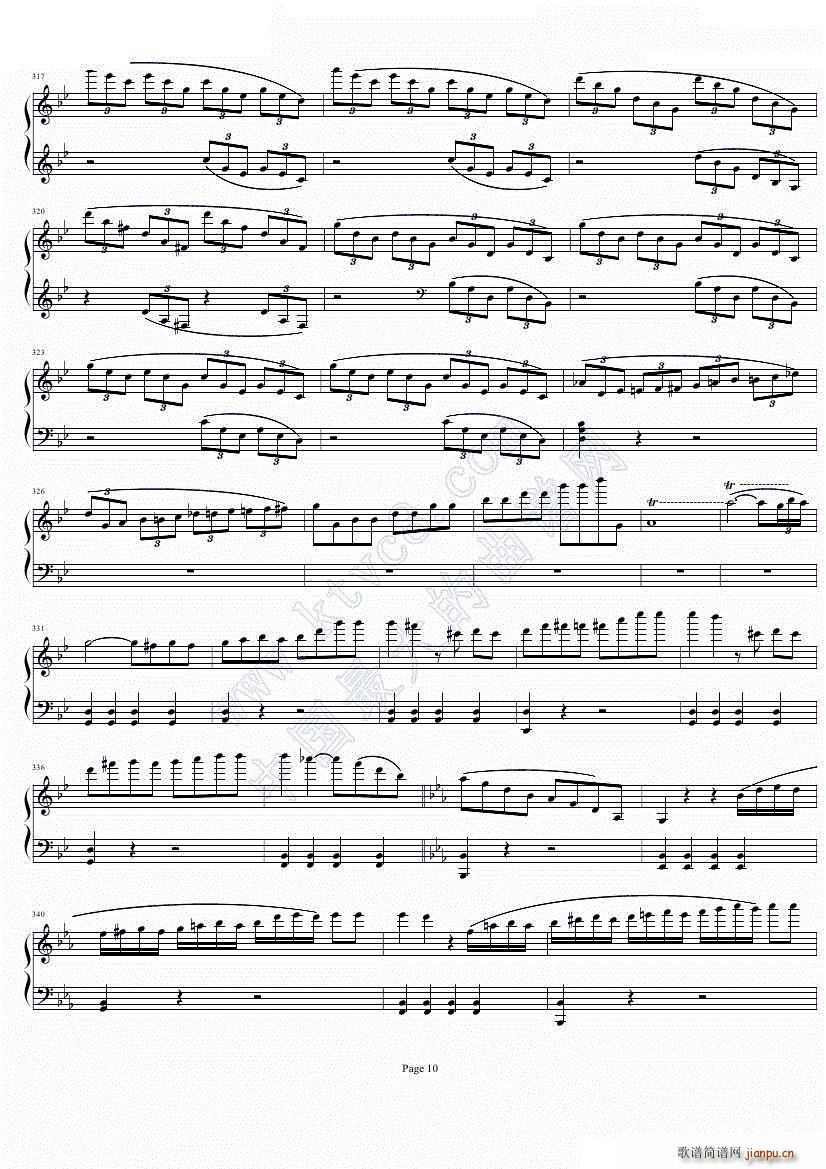 钢琴协奏曲Op61第一乐章_贝多芬 beethoven11