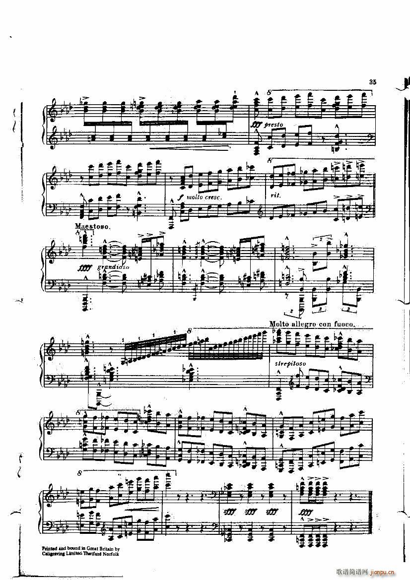 Bowen Op 72 Piano Sonata No 5 in F34