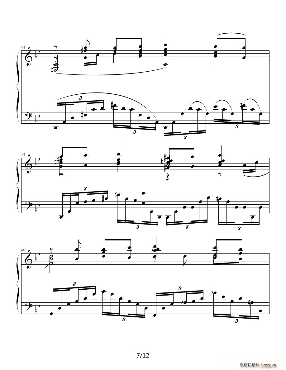 极高难度之古典钢琴曲7