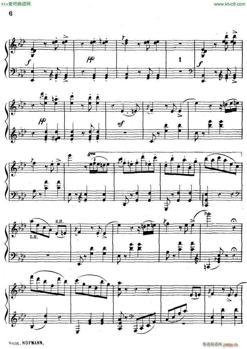Hofmann Valse in Ab6