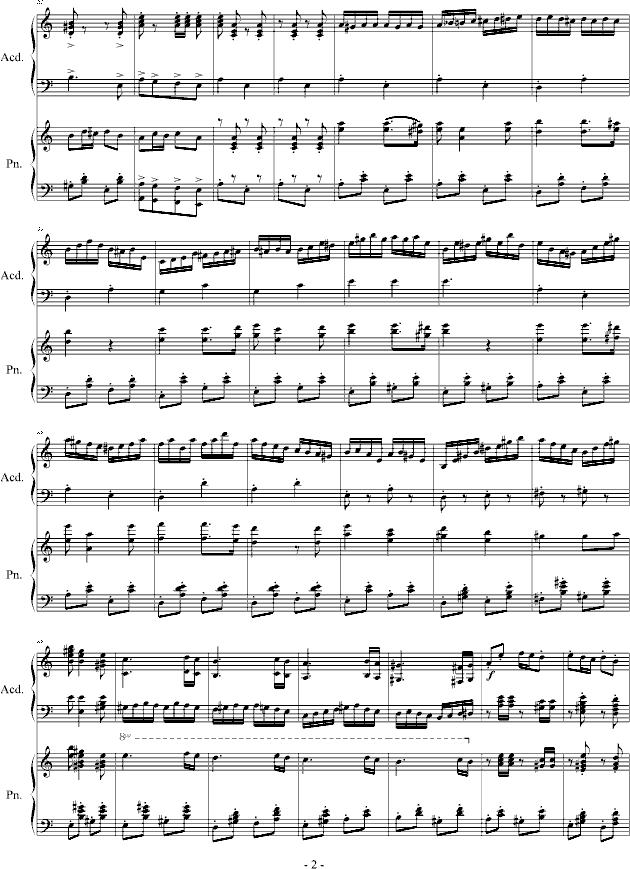 Soviet March（苏维埃进行曲）-钢琴谱(钢琴曲)-齐少凡2