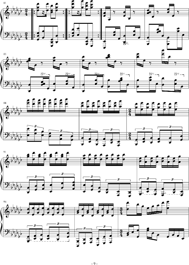 eyude no.3 in G flat_PARROT1869