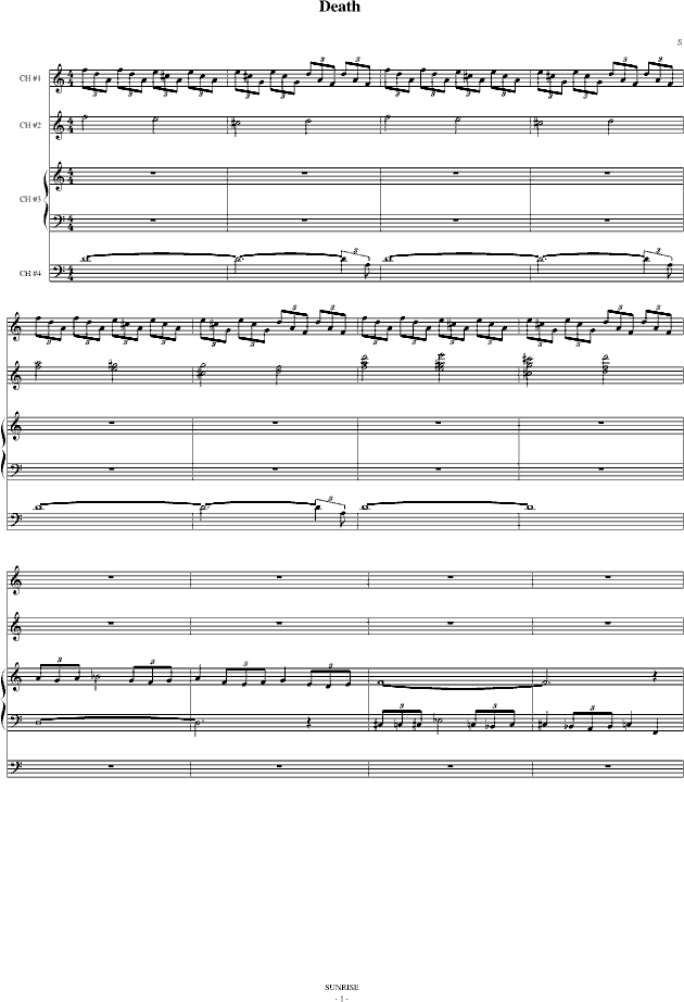 迟来的恐怖哭泣死神-钢琴谱(钢琴曲)-ss669933001