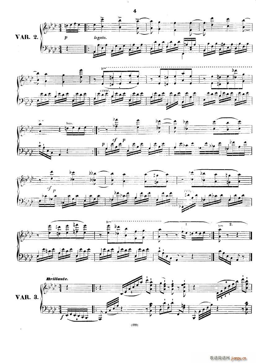 Czerny op 12 Variationen3