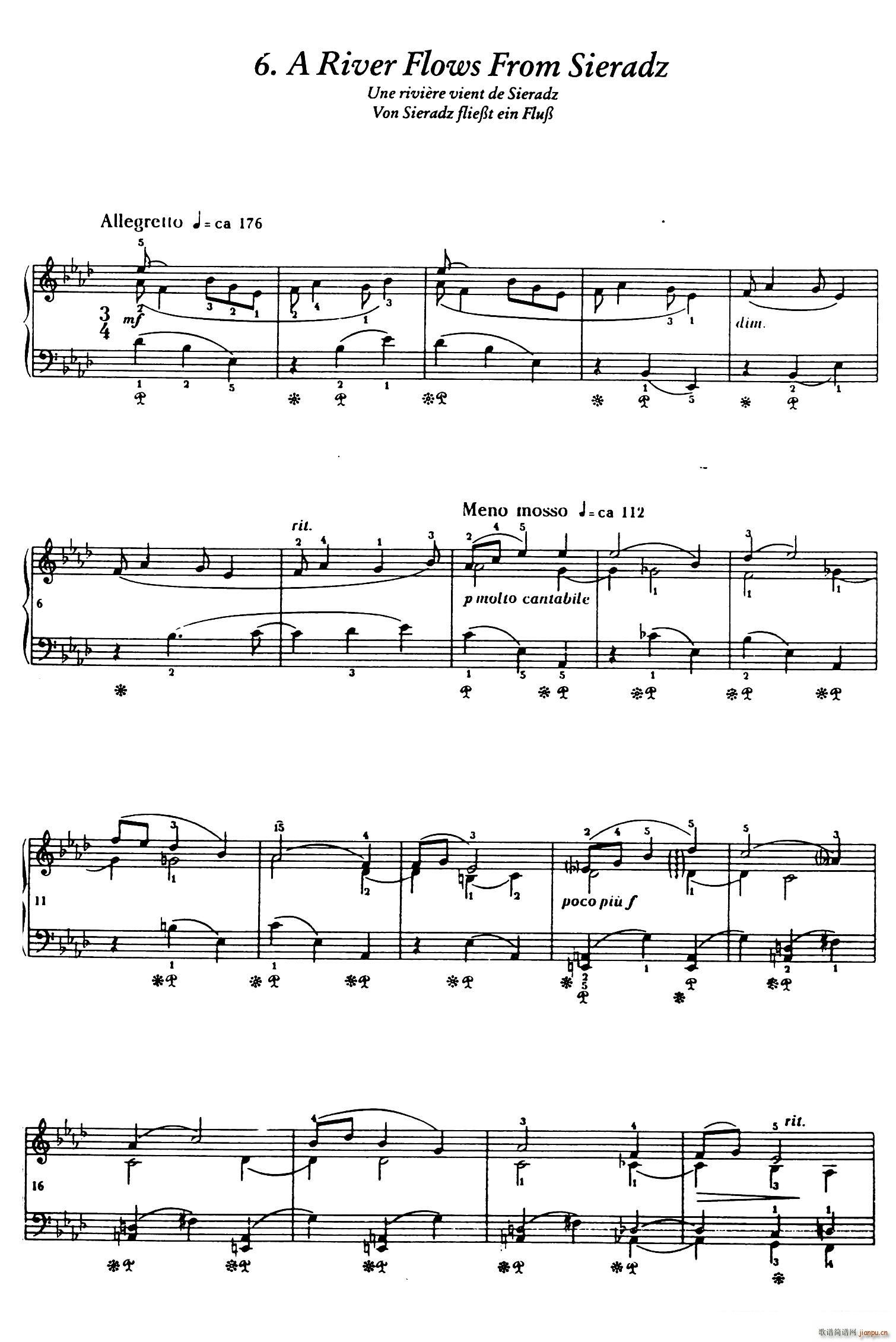 12 Folk Melodies(十二首民间曲调 6)1