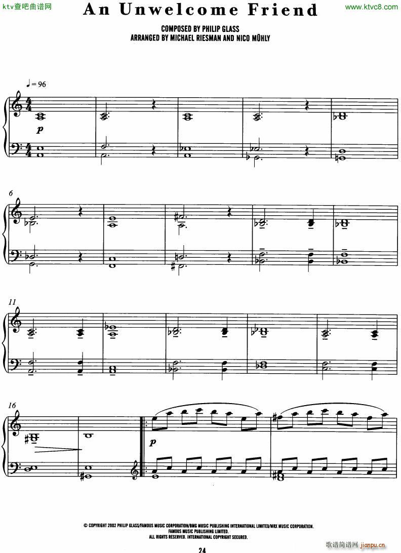 Philip Glass The Hours complete book21