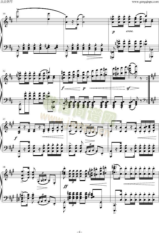 A大调波罗乃兹舞曲6